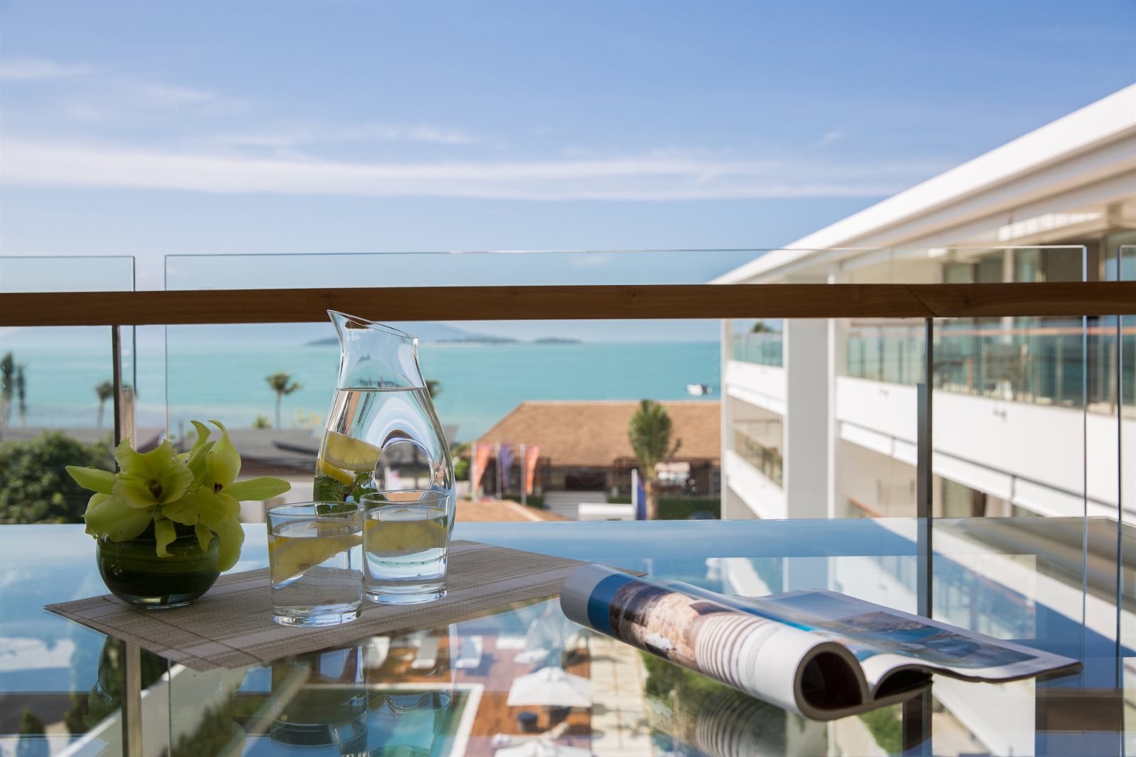 Private terrace with sea view